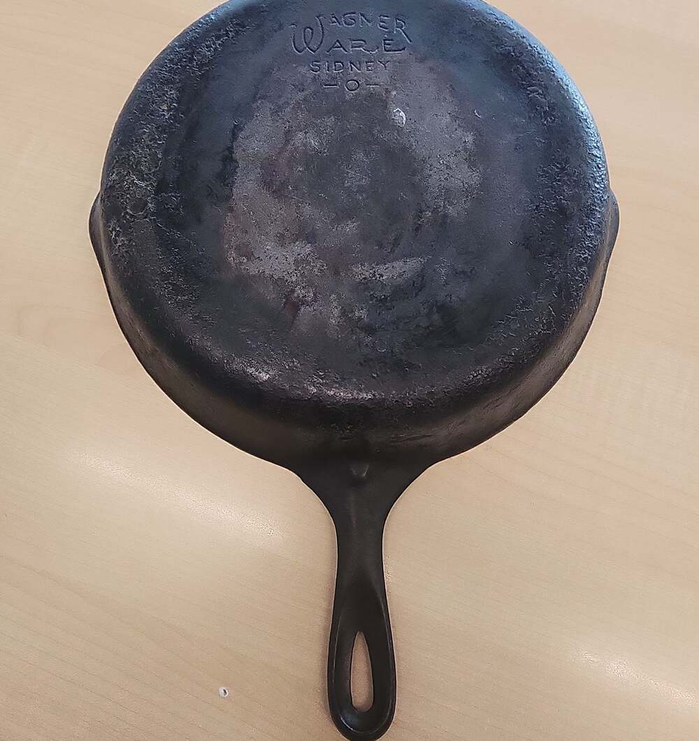 Vintage Wagner Ware Sidney -O- Cast Iron Skillet #6 1056